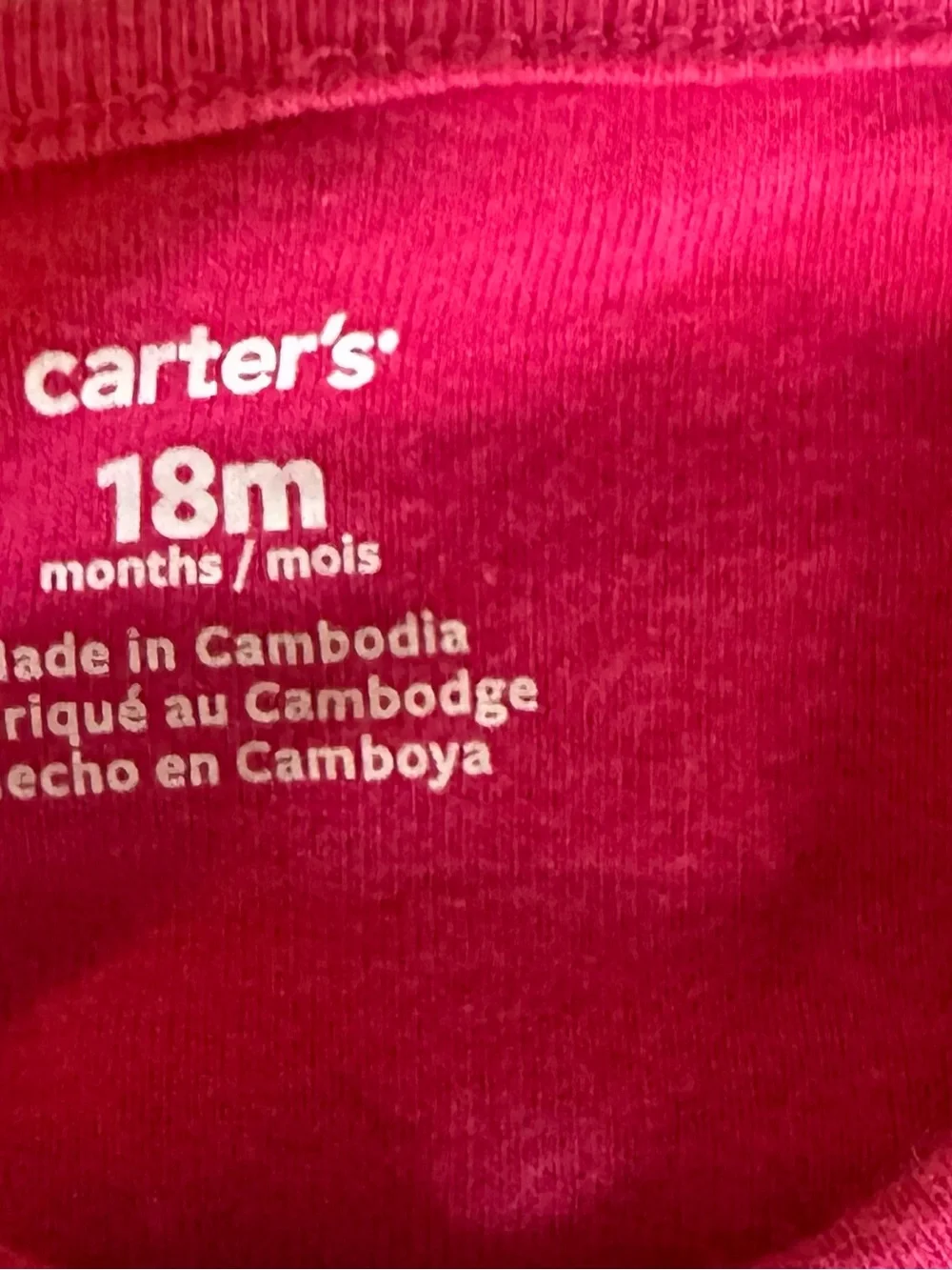 Carter's Bright Pink Heart-Print Romper Pajamas